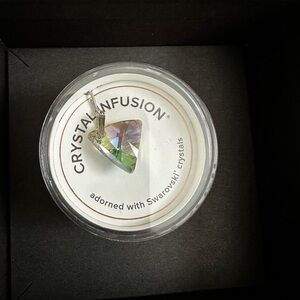 Alex and Ani Crystal Infusion Triangle Swarovski Crystal Pendant Charm